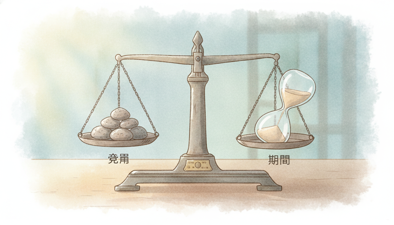 費用と期間で比較する法定後見と任意後見
